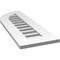 Ekena Millwork Quarter Round Top Left Surface Mount PVC Gable Vent w/ 3-1/2"W x 1"P Standard Frame, 12"W x 34"H GVPQL12X3401SF - alternate 4